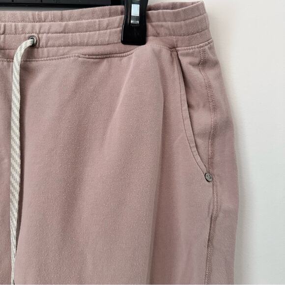 Vuori Laguna Organic Cotton Stretch Lounge Jogger Pants Dusty Pink Medium - Picture 3 of 5